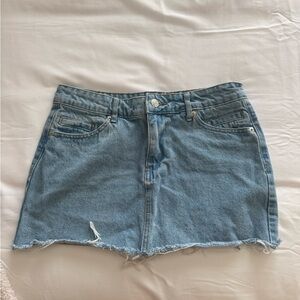 Edikted mini denim skirt